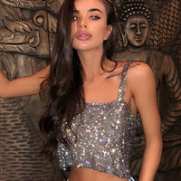 WENDY RHINESTONES TOP