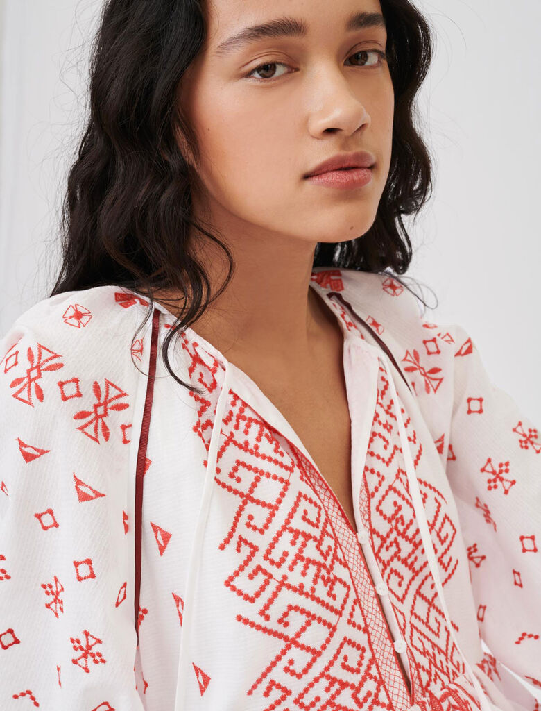 DARLA EMBROIDERY DRESS