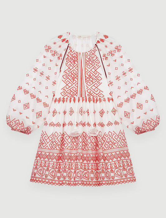 DARLA EMBROIDERY DRESS