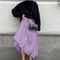 ANNA SATIN SKIRT
