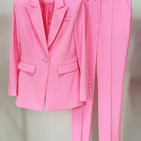 EMMA BLAZER & TROUSERS SET