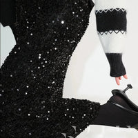 SPARKLE MIDI SKIRT