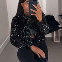 SEQUIN HOLLIDAY JACKET