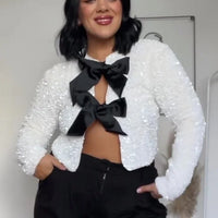 SEQUIN HOLLIDAY JACKET