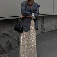SPARKLE MIDI SKIRT