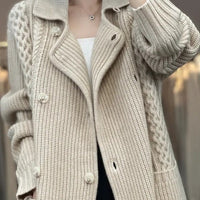 AMINE KNITTED CARDIGAN