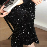 SPARKLE MIDI SKIRT