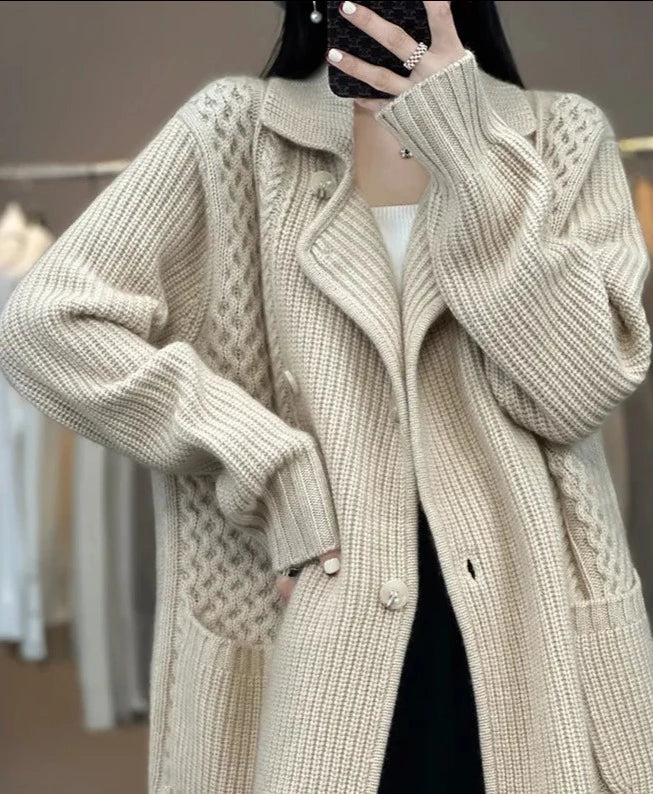 AMINE KNITTED CARDIGAN