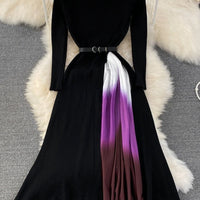 NATALIE GRADIENT DRESS