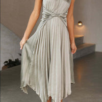 JULIA PLEATED DRESS