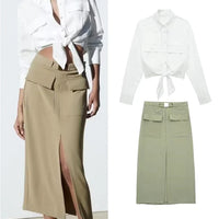 CHARLOTTE SHIRT & SKIRT SET