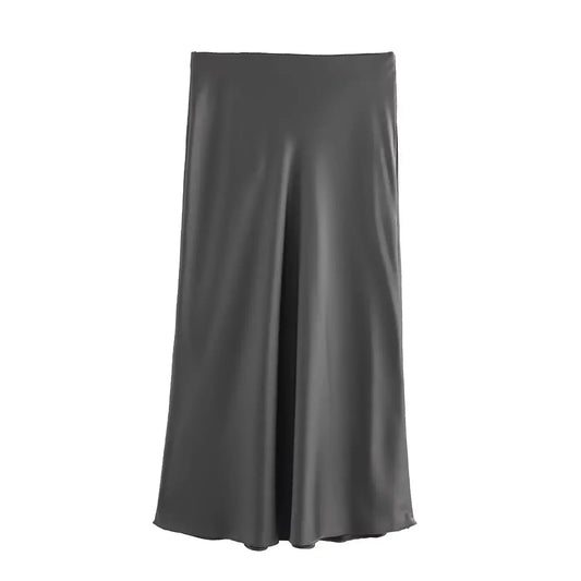 FLORIDA SATIN SKIRT