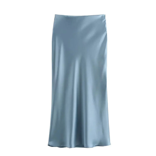FLORIDA SATIN SKIRT