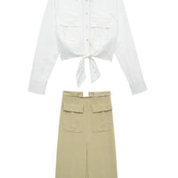 CHARLOTTE SHIRT & SKIRT SET