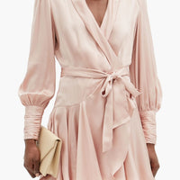 JULIETTE SILK WRAP DRESS