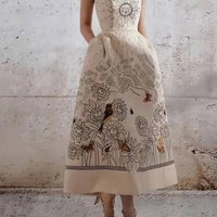 ELINA EMBROIDERY DRESS