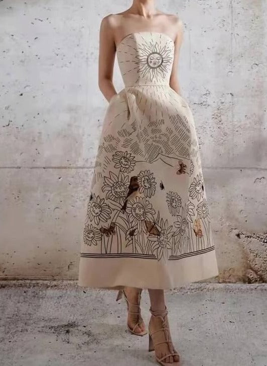 ELINA EMBROIDERY DRESS morrchic