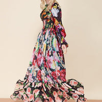 LINDA MAXI FLORAL DRESS