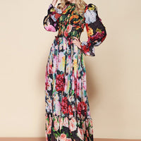 LINDA MAXI FLORAL DRESS