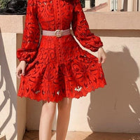 FLORIA RED DRESS