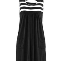 POLLINA STRIPED DRESS /plus size/