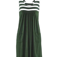 POLLINA STRIPED DRESS /plus size/