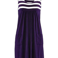 POLLINA STRIPED DRESS /plus size/