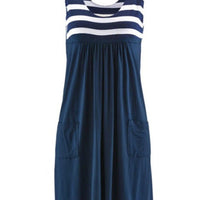 POLLINA STRIPED DRESS /plus size/