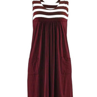 POLLINA STRIPED DRESS /plus size/