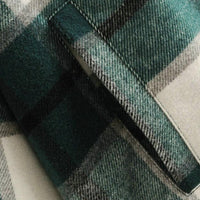 WOOL PLAID OVERSHIRT