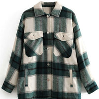 WOOL PLAID OVERSHIRT
