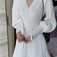 DARIA LANTERN SLEEVE DRESS