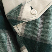 WOOL PLAID OVERSHIRT