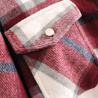 WOOL PLAID OVERSHIRT