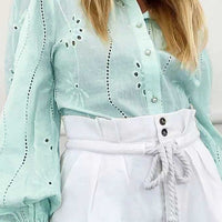 FRIDA MINT BLOUSE