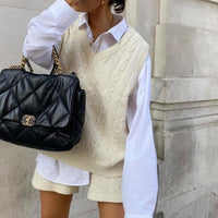 MARTA KNITTED VEST & SHORTS