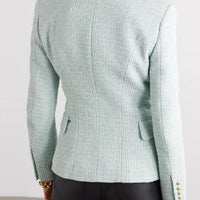 SANDRA MINT TWEED BLAZER