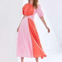 AISHA COLORBLOCK DRESS