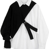 LANA KNIT SPLIT SHIRT