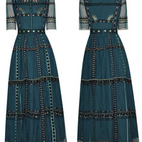 SARAH EMBROIDERED DRESS