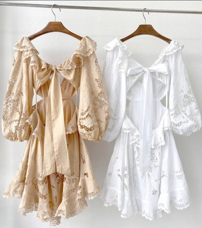 NADINE EMBROIDERED DRESS