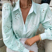 FRIDA MINT BLOUSE