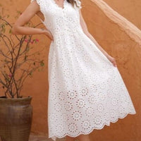 MARCIA BUTTONED DRESS