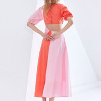 AISHA COLORBLOCK DRESS