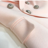 NASTASIA BABY PINK BLAZER