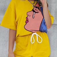 MILENA T-SHIRT & SHORTS SET