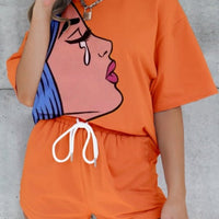 MILENA T-SHIRT & SHORTS SET