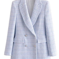 NOELLA TWEED PASTEL BLAZER