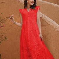 MARCIA BUTTONED DRESS