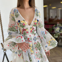 LILIA EMBROIDERY DRESS